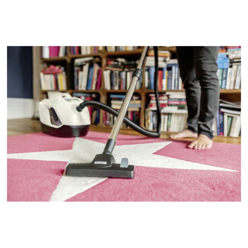 Karcher Vacuum Cleaner|KARCHER|Input power 650 W|Dust capacity 2 L|Cylinder vacuum|Cleaning type Dry|Dust container Bagless|Colour Black/White|1.195-250.0