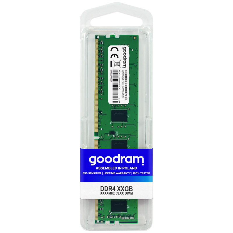 Goodram MEMORY DIMM 16GB PC25600 DDR4/GR3200D464L22/16G GOODRAM