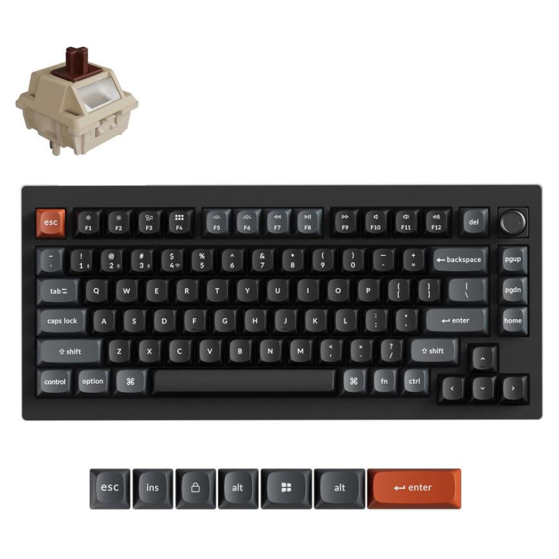 Keychron KEYBOARD WRL V1 ULTRA/BLACK V1U-D3 KEYCHRON