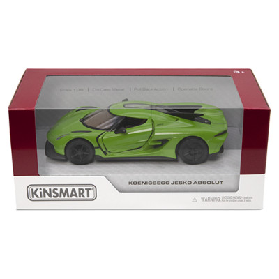 Kinsmart Miniatūrais modelis - Koenigsegg Jesko Absolut, izmērs 1:36