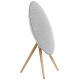 Bang & Olufsen Beosound A9 5th Gen Speaker Natural Alu (Back Grey Mist/Cover Kvadrat Light Grey/Legs Oak)