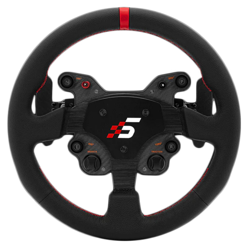 Simagic GT1 Round Steering Wheel 330 mm, Shifters, QR70, leather, S209