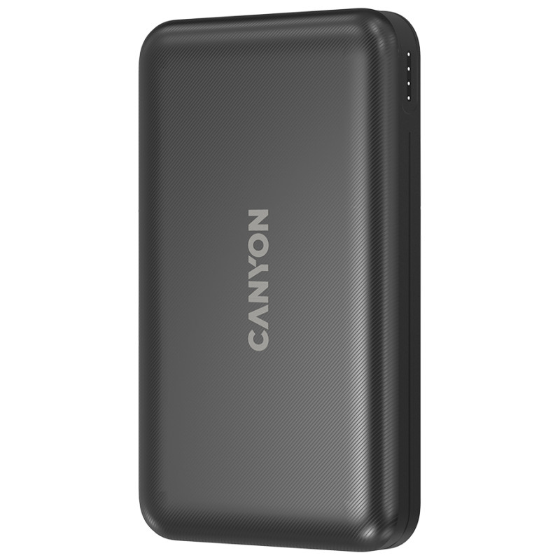 Canyon power bank PB-1001 10000 mAh PD 18W QC 3.0 Wireless 10W Black