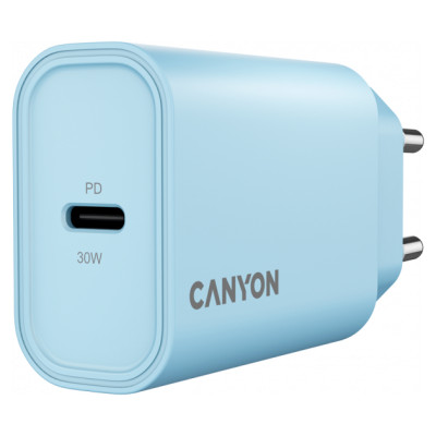 Canyon charger OnCharge 30CL Max Power 30W 1xPD EU Light Blue