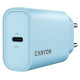 Canyon charger OnCharge 30CL Max Power 30W 1xPD EU Light Blue