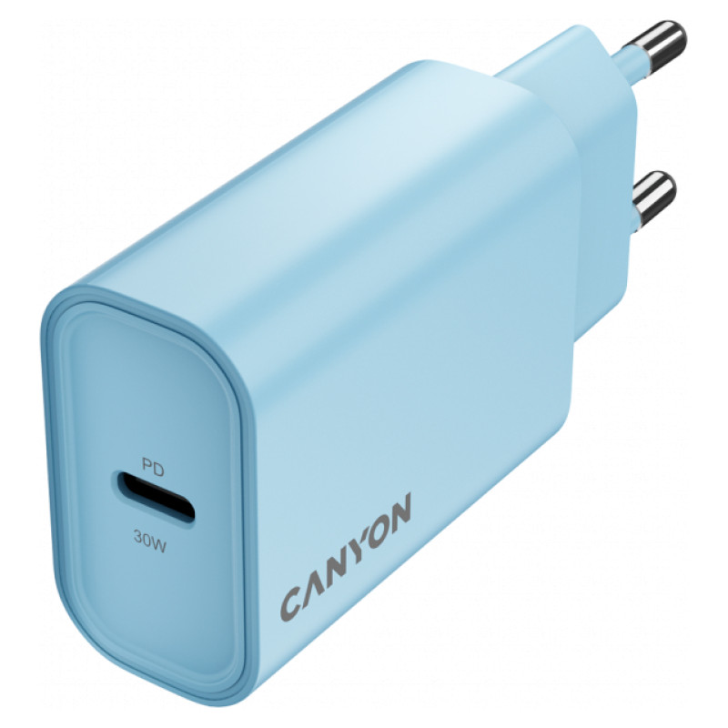 Canyon charger OnCharge 30CL Max Power 30W 1xPD EU Light Blue