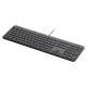 Logitech Signature Slim  K620 Wired Keyboard for Business - GRAPHITE - US INT'L - USB - N/A - INTNL-973 - USB-C
