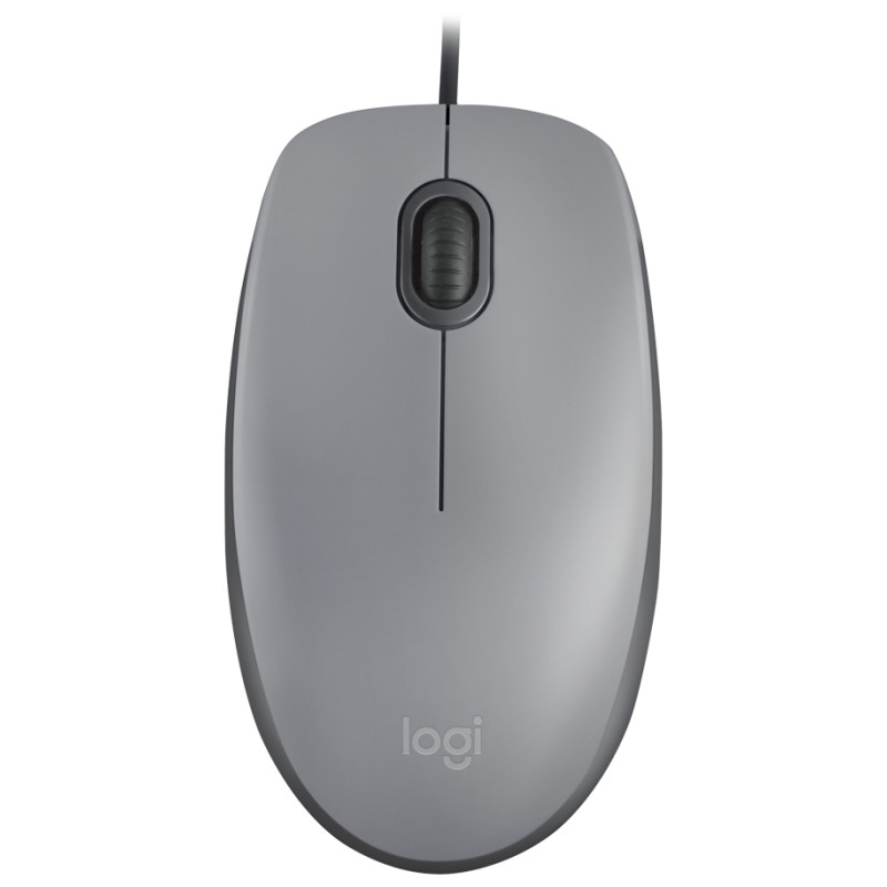 Logitech M110 Silent - MID GRAY - USB - N/A - EMEA-808 - AKOYA HANGTAB BOX M110S