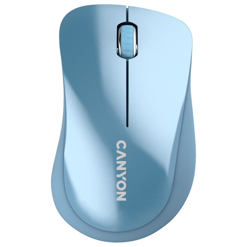 Canyon MW-11, 2.4 GHz  Wireless mouse ,with 3 buttons, DPI 1200, Battery:AAA*2pcs  ,Blue67*109*38mm 0.063kg