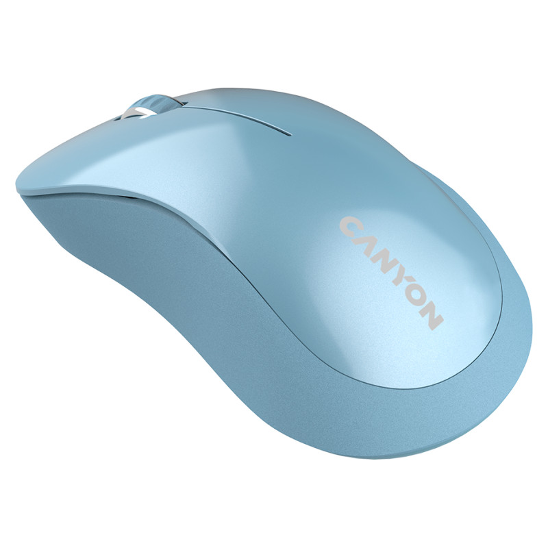 Canyon MW-11, 2.4 GHz  Wireless mouse ,with 3 buttons, DPI 1200, Battery:AAA*2pcs  ,Blue67*109*38mm 0.063kg