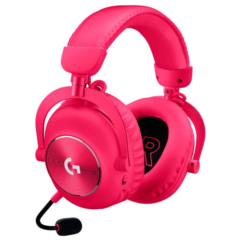 Logitech G PRO X2 LIGHTSPEED Wireless Gaming Headset - Blue Mic - MAGENTA