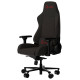 Lorgar Ace 422, Gaming chair, Anti-stain durable fabric, 1.8 mm metal frame, multiblock mechanism, 4D armrests, 5 Star aluminium base, Class-4 gas lift, 75mm PU casters, Black + red
