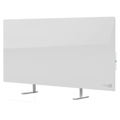 Aeno Premium Eco Smart Heater, 700W, Tempered glass, Infrared+convection heating type, Plug type: Europe (E/F type), WHITE