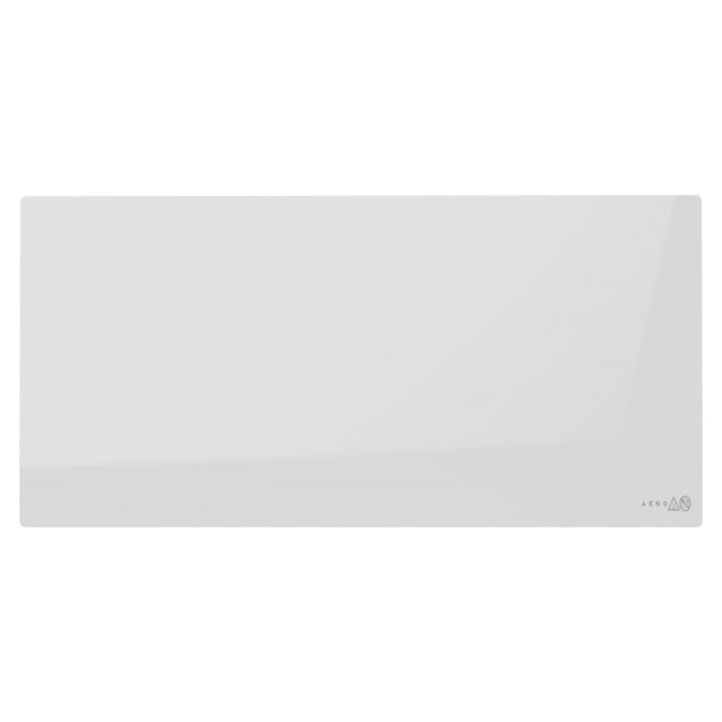 Aeno Premium Eco Smart Heater, 700W, Tempered glass, Infrared+convection heating type, Plug type: Europe (E/F type), WHITE