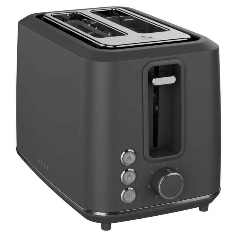 Aeno Electric Toaster, Grey, 220-240V, 50-60Hz, 920-1080W, 2 slots, 3 modes, 7 browning levels