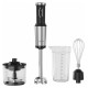 Aeno Hand Blender, 1200W in CB, Black, Tiger Teeth Cutter, Whisk, Food Processor, Cup