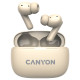 Canyon headset OnGo TWS-10 ANC+ENC Beige