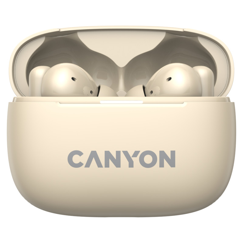 Canyon headset OnGo TWS-10 ANC+ENC Beige
