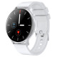 Canyon Badian SW-68, Smartwatch, Realtek 8762CK, 1.28''TFT 240x240px; RAM : 160KB,  Lithium-ion polymer battery, 3.7V 190mAh Include, Silver Zinc alloy middle frame + plastic bottom case+ white Silicone strap + silver strap buckle, 44.9x 10.9mm,