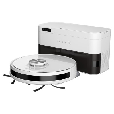 Aeno Robot Cleaner w/Dust Collector, white, 2in1 and dust tank, 4000pa, 3200mAh battery
