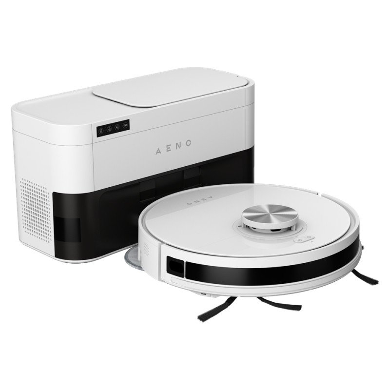 Aeno Robot Cleaner w/Dust Collector, white, 2in1 and dust tank, 4000pa, 3200mAh battery