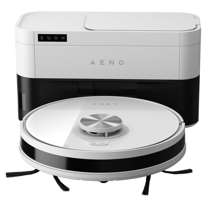 Aeno Robot Cleaner w/Dust Collector, white, 2in1 and dust tank, 4000pa, 3200mAh battery