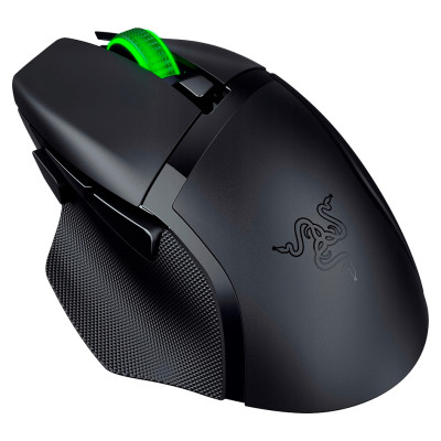 Razer Basilisk V3 X HyperSpeed, wireless gaming mouse with Bluetooth connection, Razer Chroma RGB, Razer 5G Advanced 18K DPI Optical Sensor, 18000 DPI, Mechanical Mouse Switches Gen-2, 100% PTFE feet, 110 g
