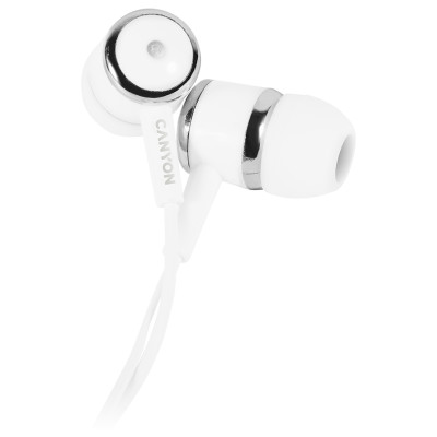 Canyon headphones EPM-01 Mic 1.2m White