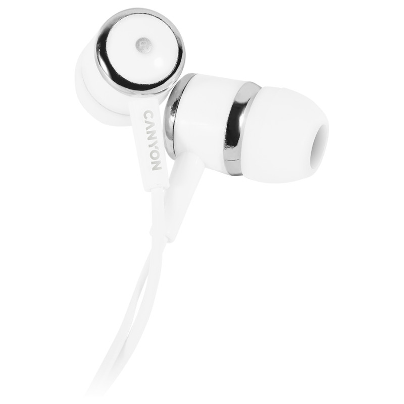 Canyon headphones EPM-01 Mic 1.2m White