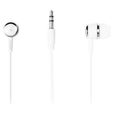 Canyon headphones EPM-01 Mic 1.2m White