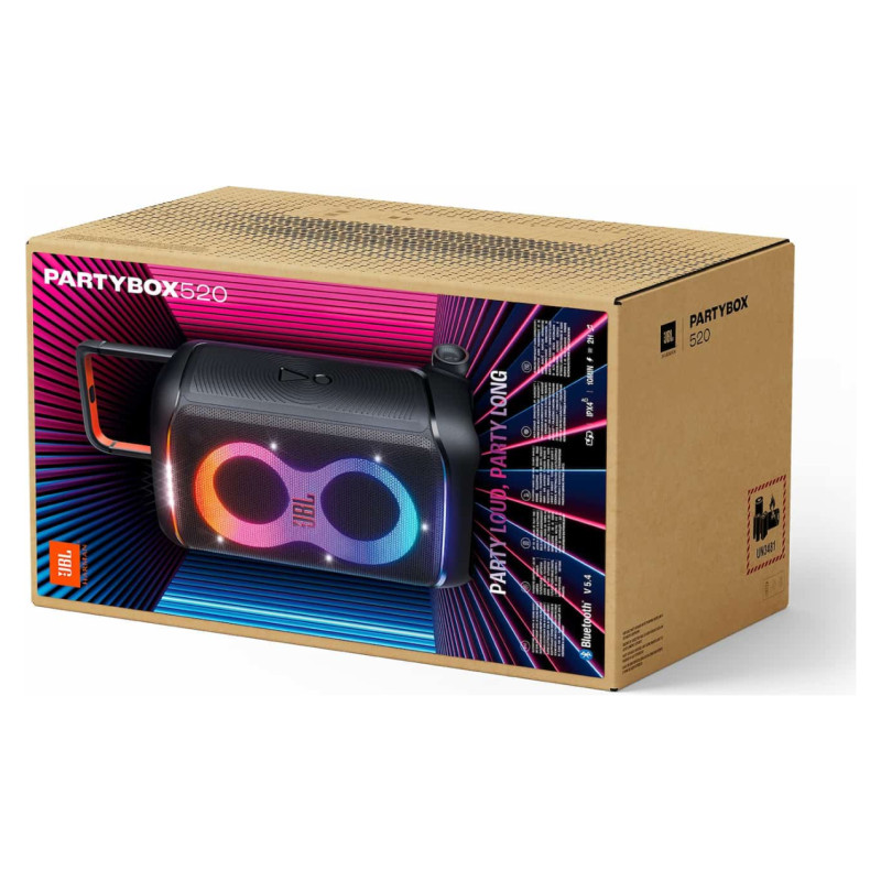 JBL Partybox Stage 520 portatīvā mūzikas sistēma, melna - JBLPARTYBOX520EU