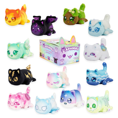 Aphmau MeeMeow Mistiskā mīkstā rotaļlieta "Elemental", 15 cm