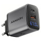 Axagon MOBILE CHARGER WALL USB 67W/GAN 2PORT ACU-PQ67D AXAGON