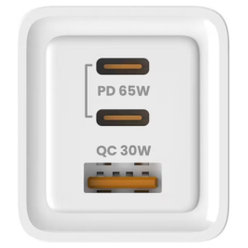 Savio Lādētājs Savio GaN 65W + USB-A - USB Type-C 1m Cable