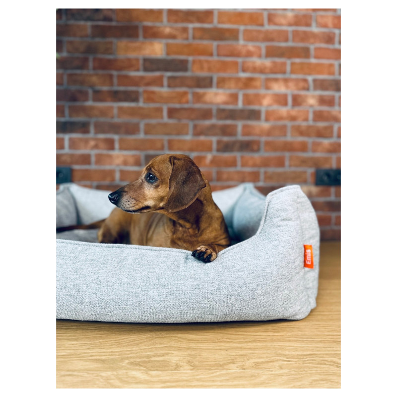 Emis Sleeping Leo S 80x60 / Tum&scaron;i pelēka