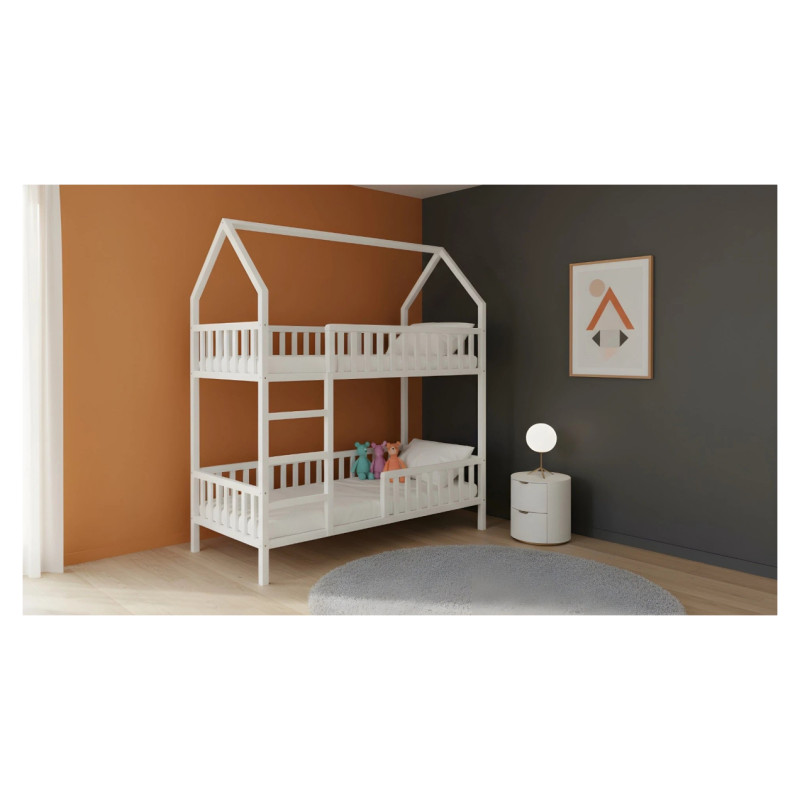 Emis Montessori Duo 70x160 / Pelēks (RAL 7040) / Jā