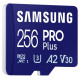 Samsung MEMORY MICRO SDXC PRO+ 256GB/W/ADAPT. MB-MD256SA/EU SAMSUNG