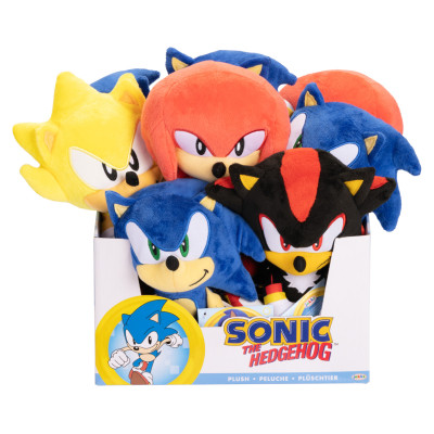 Jakks SONIC Kolekcionējama mīkstā rotaļlieta, 23 cm