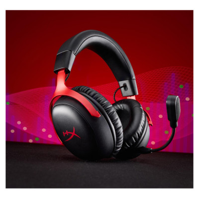 Hyperx HEADSET HYPERX CLOUD III S WRL/WL BLK-RED GAM A59Z0AA HYPERX