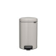 Brabantia atkritumu tvertne ar pedāli NewIcon, 12 l, Soft Grey - 252303