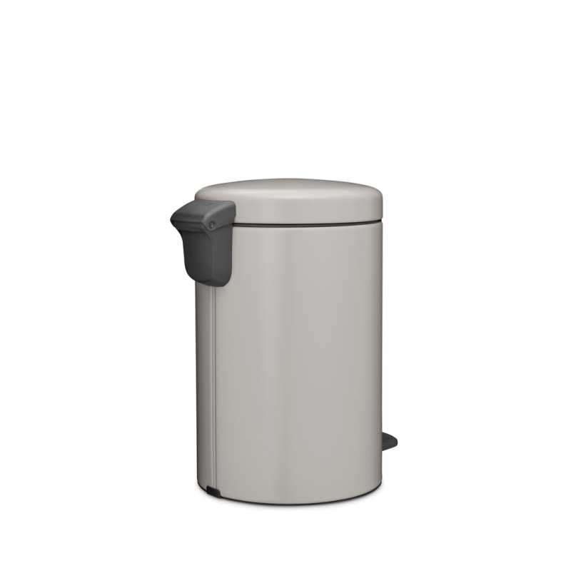 Brabantia atkritumu tvertne ar pedāli NewIcon, 12 l, Soft Grey - 252303