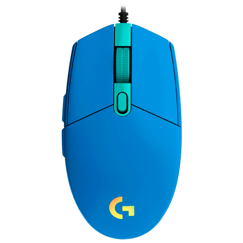 Logitech G102 LIGHTSYNC Corded Gaming Mouse - BLUE - USB - EER