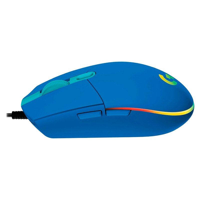Logitech G102 LIGHTSYNC Corded Gaming Mouse - BLUE - USB - EER