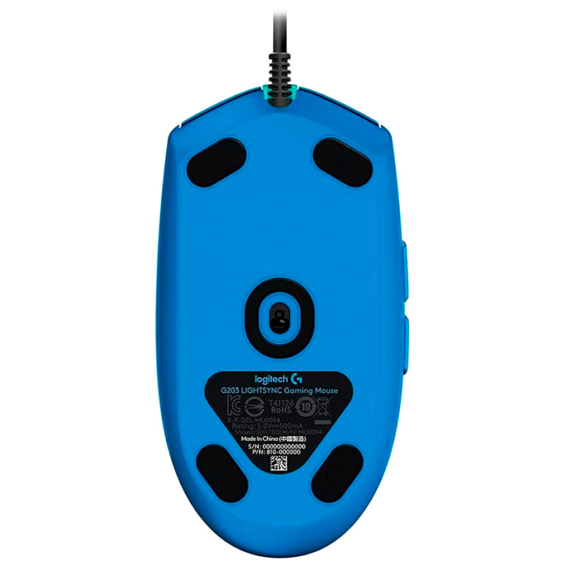 Logitech G102 LIGHTSYNC Corded Gaming Mouse - BLUE - USB - EER