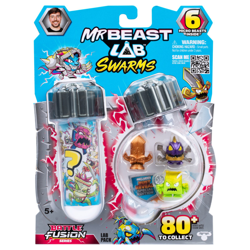 Beast Lab MRBEAST LAB Figūriņas mēģenē Swarms, 6&nbsp;gab
