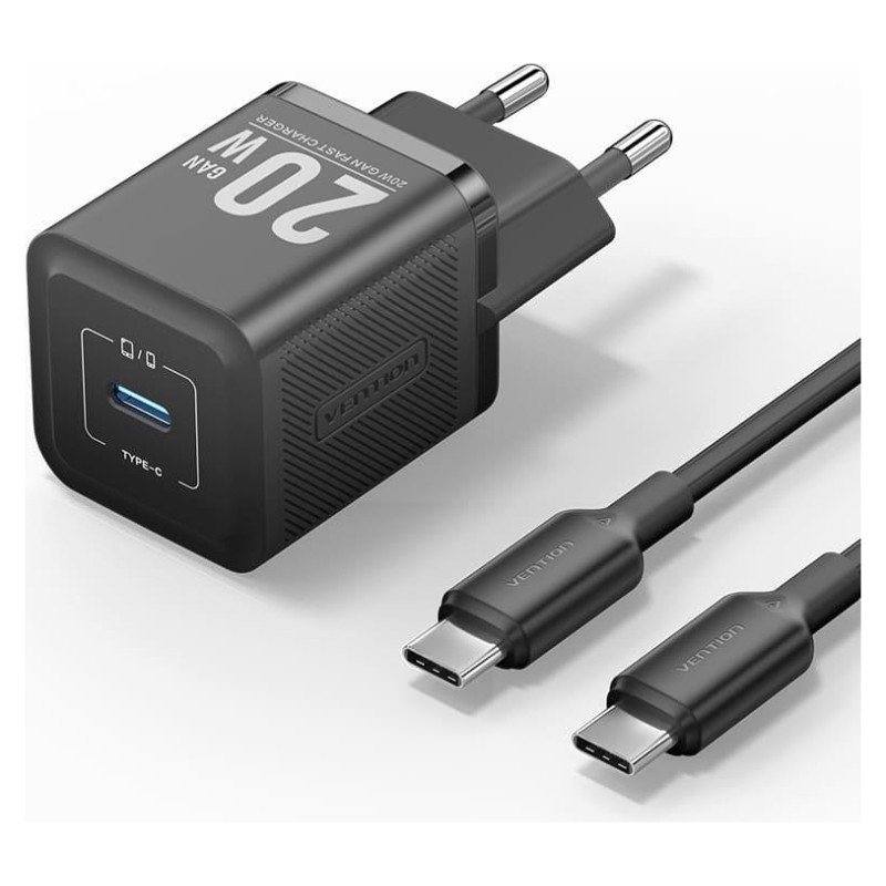 Vention MOBILE CHARGER WALL USB +CABLE/20W TZ-FEPB0-EU-01 VENTION
