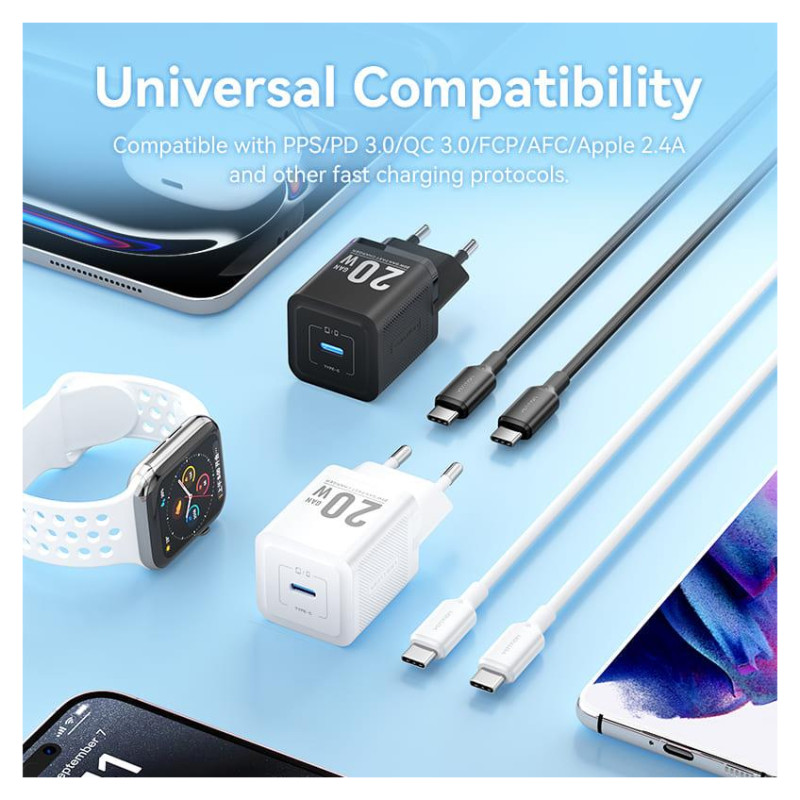 Vention MOBILE CHARGER WALL USB +CABLE/20W TZ-FEPB0-EU-01 VENTION