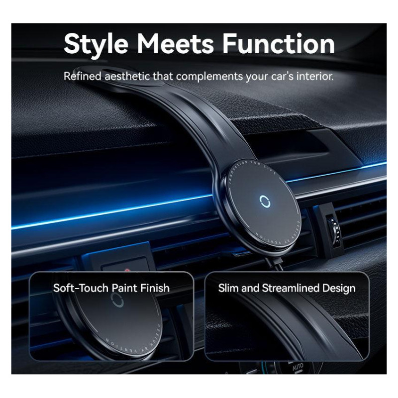 Vention MOBILE CHARGER CAR MAGNETIC/WRL BLACK KSJB0 VENTION