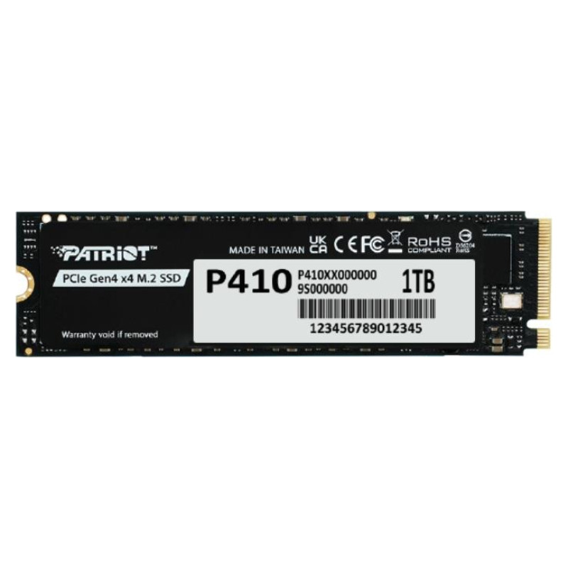 Patriot SSD|PATRIOT|320xTBW rating|NVMe Yes|PCI Express|M.2|1000 GB|P410P1TBM28H