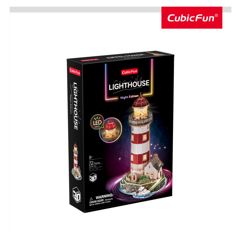 Cubic Fun CUBICFUN 3D puzle bāka ar LED apgaismojumu